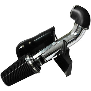 BLACKHORSE-RACING 4-Inch Cold Air Intake System with Heat Shield for Chevy GMC 1999 - 2006 6.0L Vortec