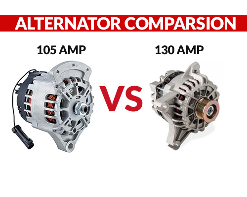 105 amp Alternator vs 130 amp