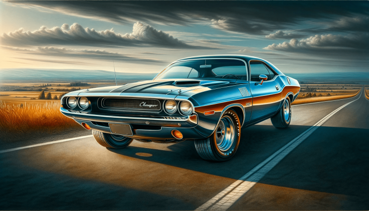 Dodge Challenger 1970, at its best.