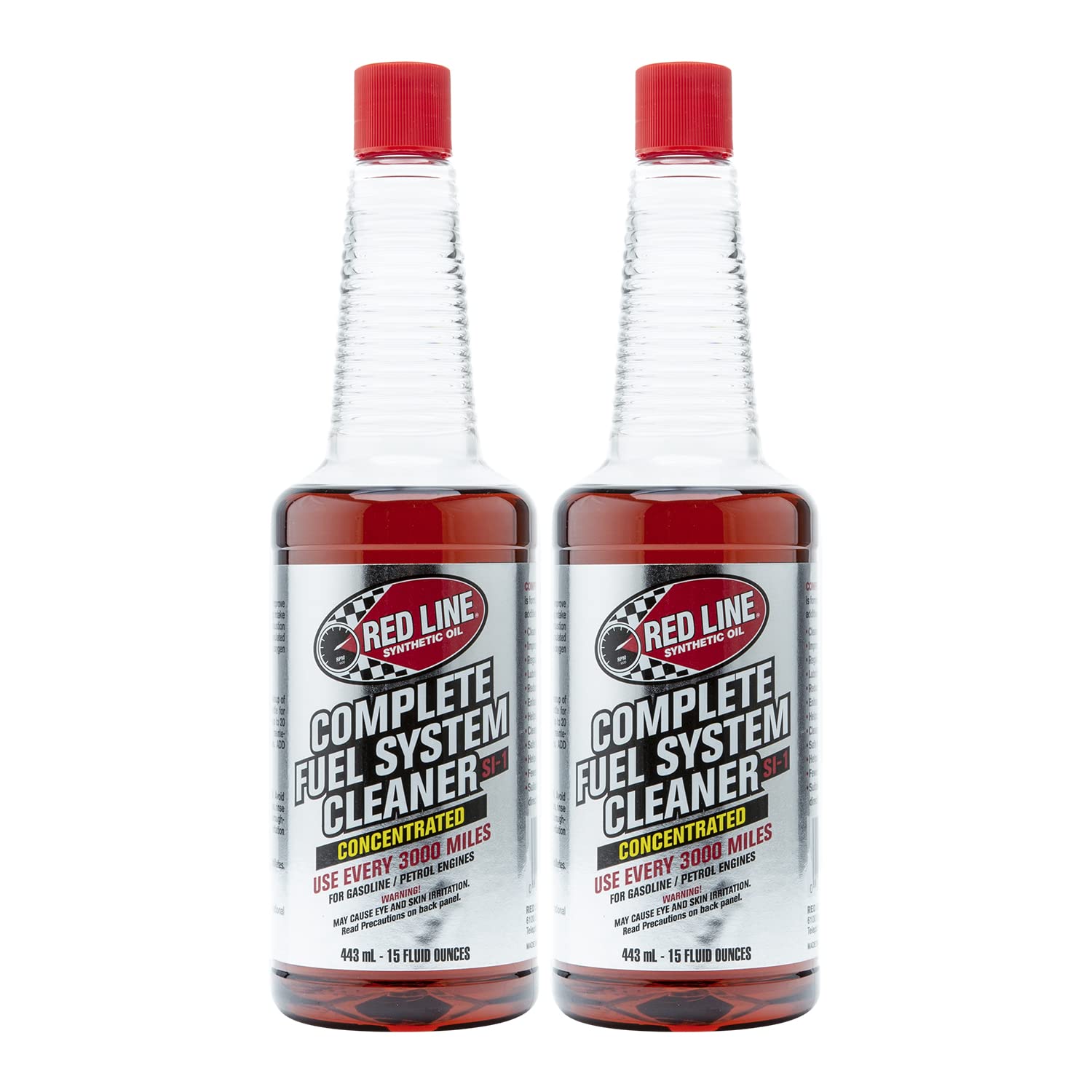 Red Line 60103 SI-1 Complete Fuel System Cleaner - 15 Ounce (2 Pack)