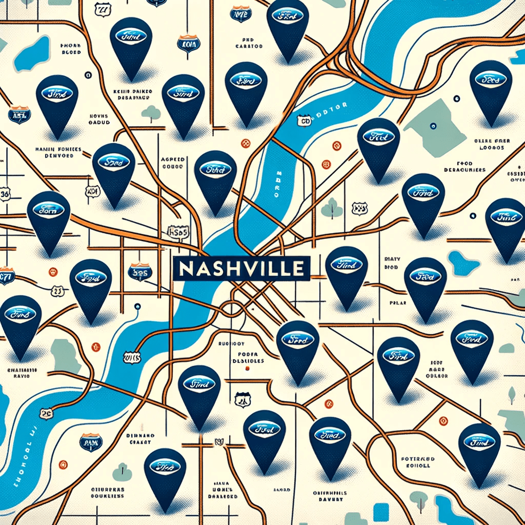 here are ford dealers near nashville