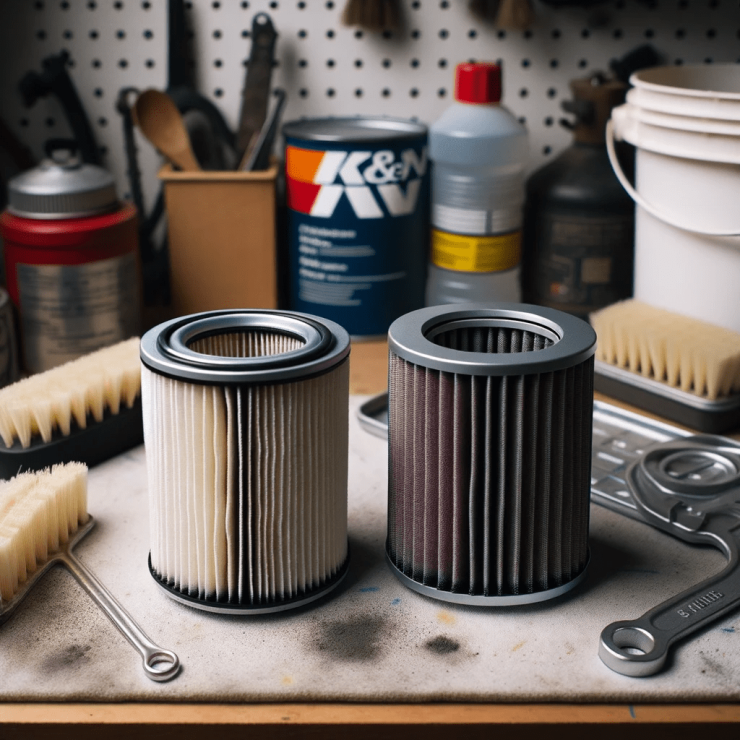 How to clean k&n air filter, read the guide.