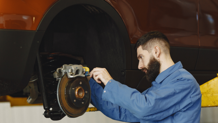 Brake System Tuning at garage