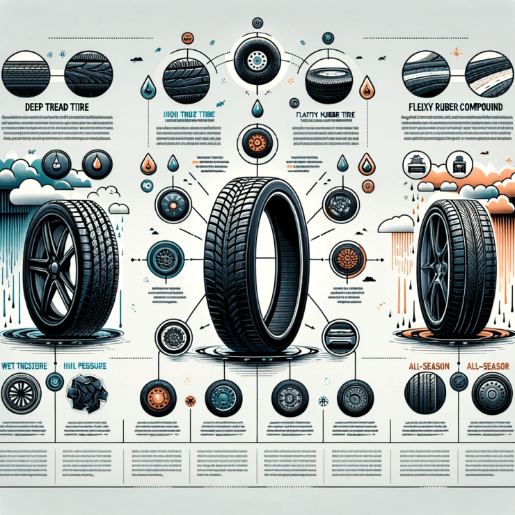 Wet weather performance tires