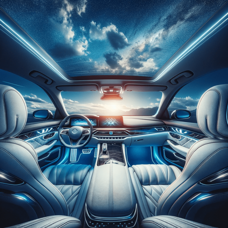 Sunroof and moonroof options in modern cars