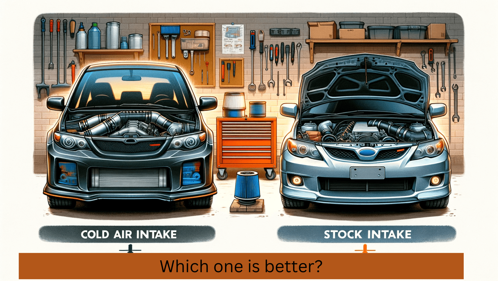 Cold air vs stock intakes: you choose