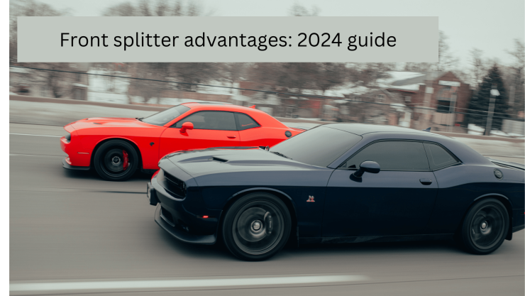 Front splitter advantages